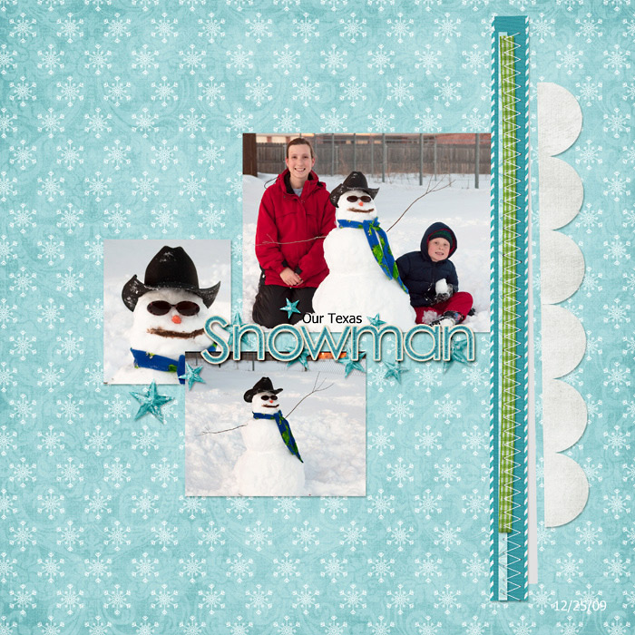 Texas Snowman 2009