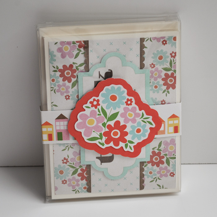 Thank you card gift set