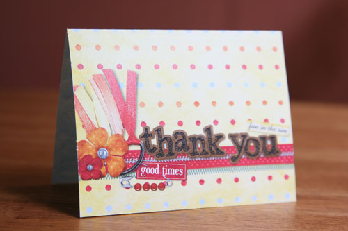 Thank you card- Wk 1 52 Card Pickup