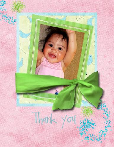 Thank you card