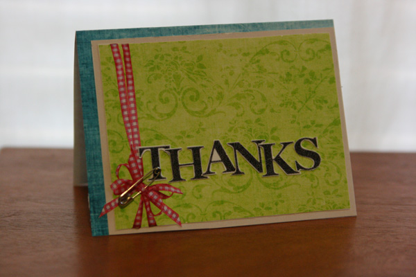 Thank You Card