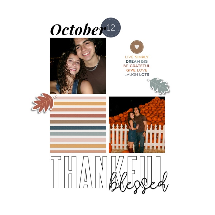 THANKFUL AND BLESSED