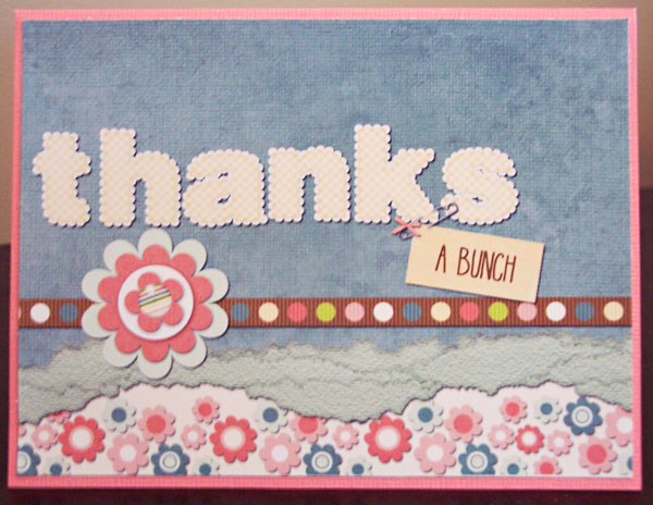 Thanks card