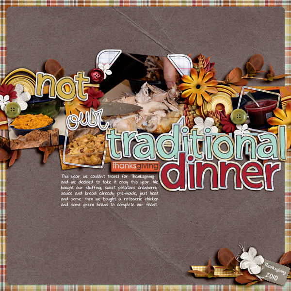 Thanksgiving 2010 dinner