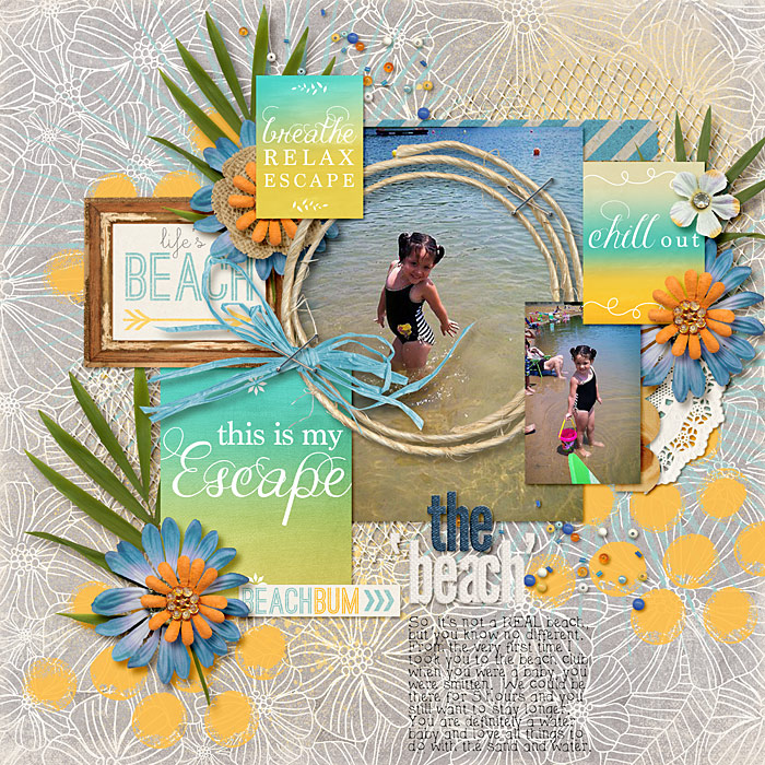 the beach