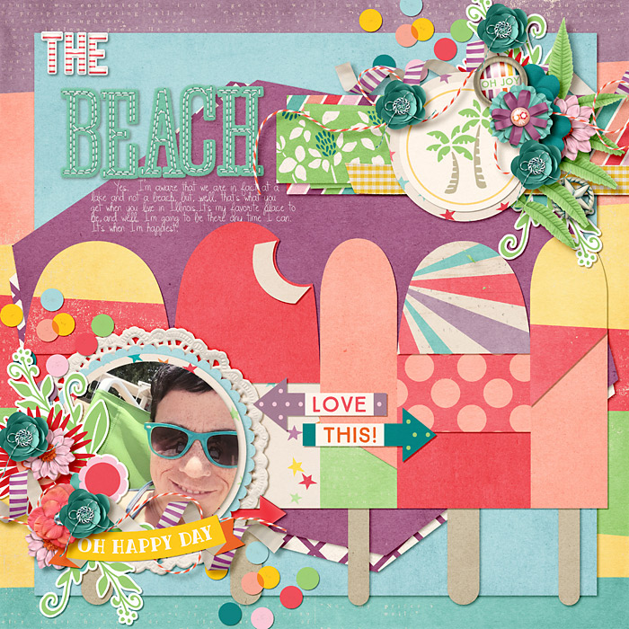 the beach