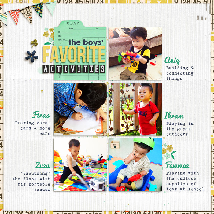 The Boys' Favorite Activities