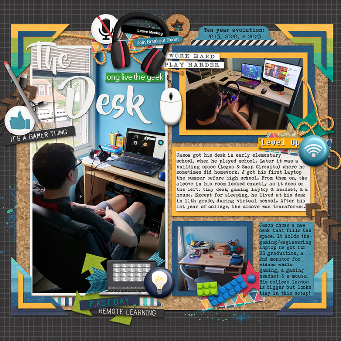 The Desk-Same Photo, Years Apart