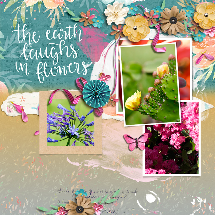the earth laughs in flowers