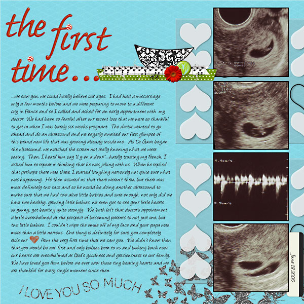 the first time