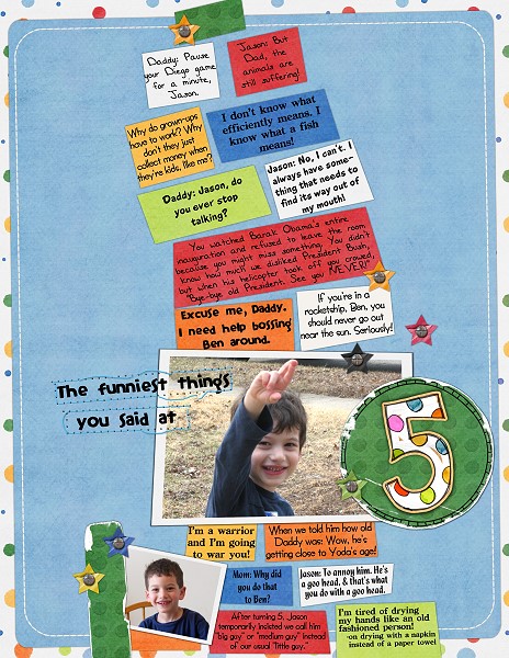 The Funniest Things You Said at 5