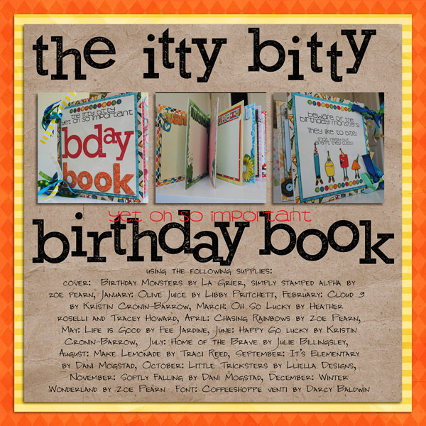 The Itty Bitty Birthday Book