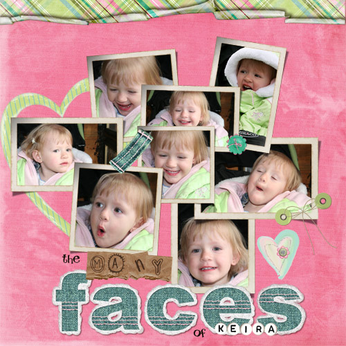 The many faces of Keira