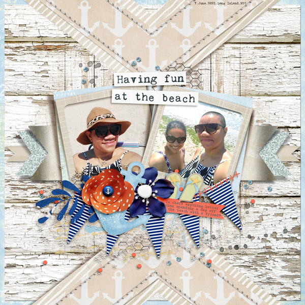 The Nifty Pixel - Chevron Bliss - Beach Day