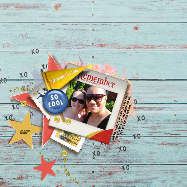 The Nifty Pixel (with Lynn Grieveson) Scrappable Stackables - Remember