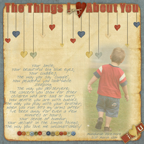 The Things I Love About you Kieran