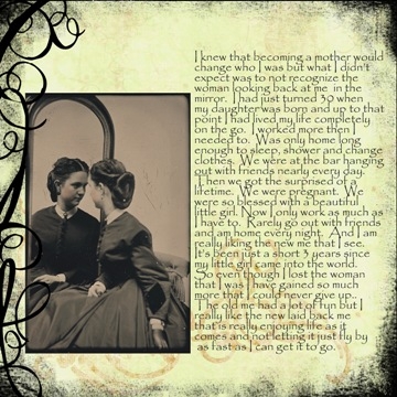 The Woman in the mirror