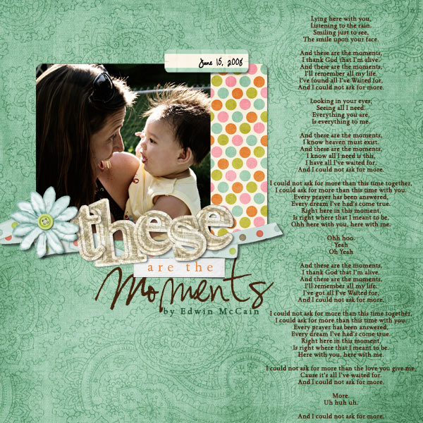 These are the moments