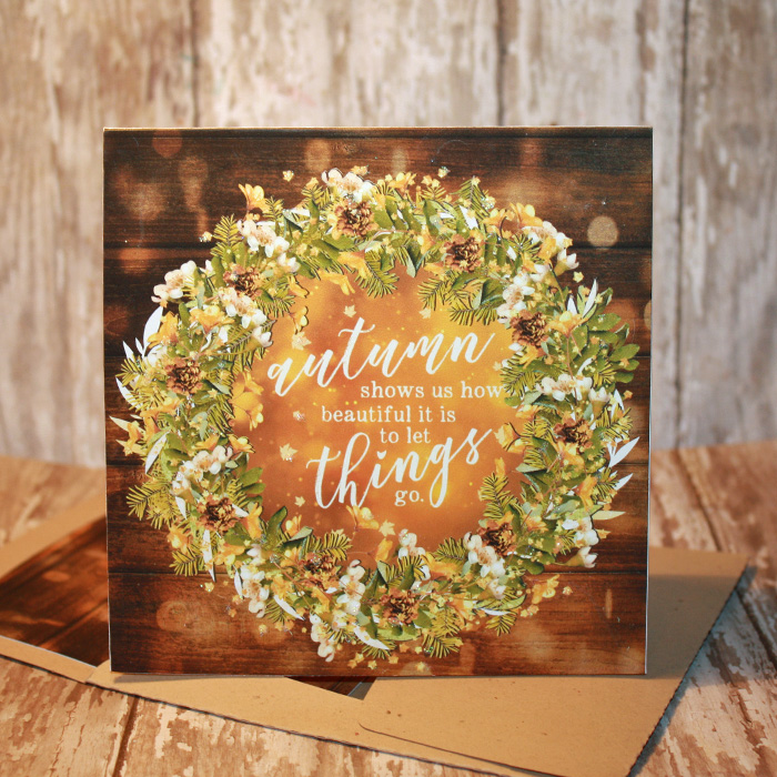 These Golden Days wreath