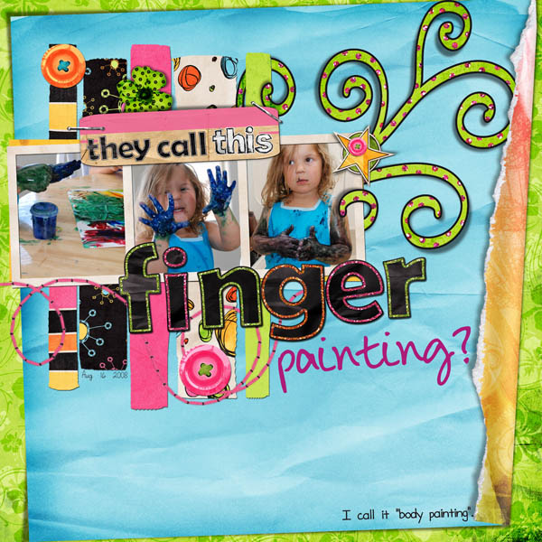 They call this finger painting?