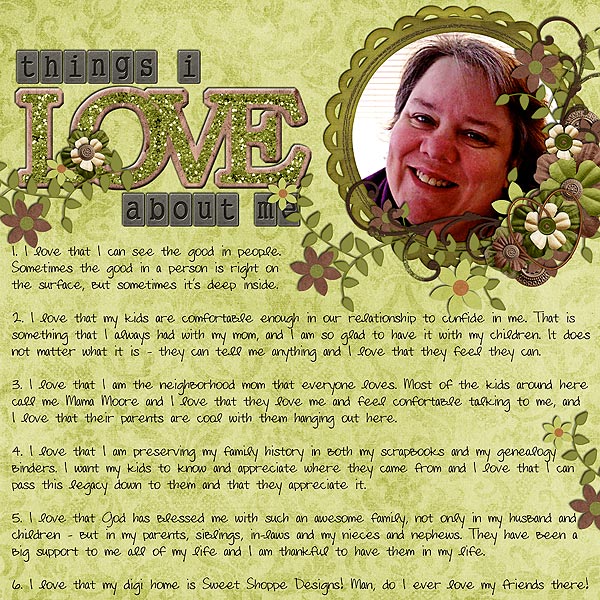 Things I love about me