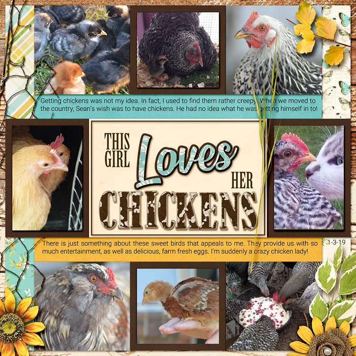 This girl loves her chickens #9