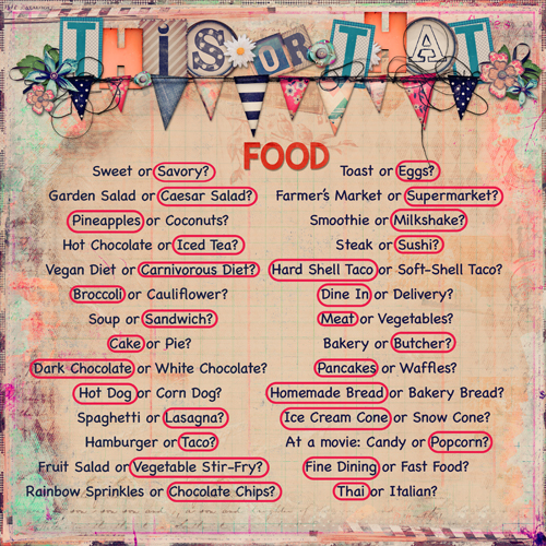 This or That-FOOD