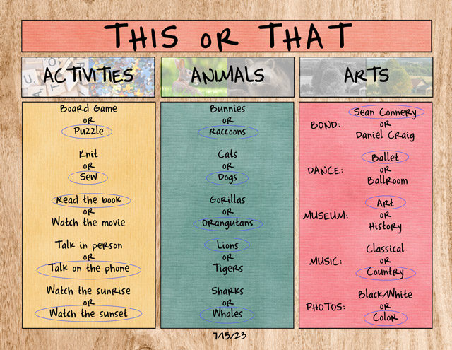 This or That