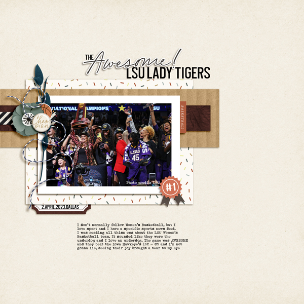 This & That - April 23 - 7b -  LSU Lady Tigers