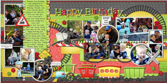 Thomas 2nd birthday