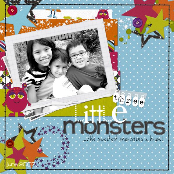 Three Sweet Little Monsters
