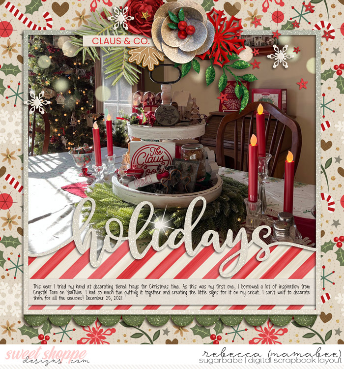 Tiered Tray - Christmas