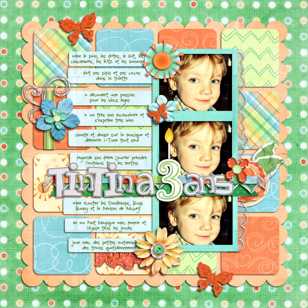 Tintin is 3