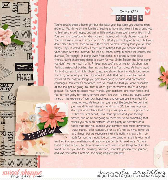 To my girl