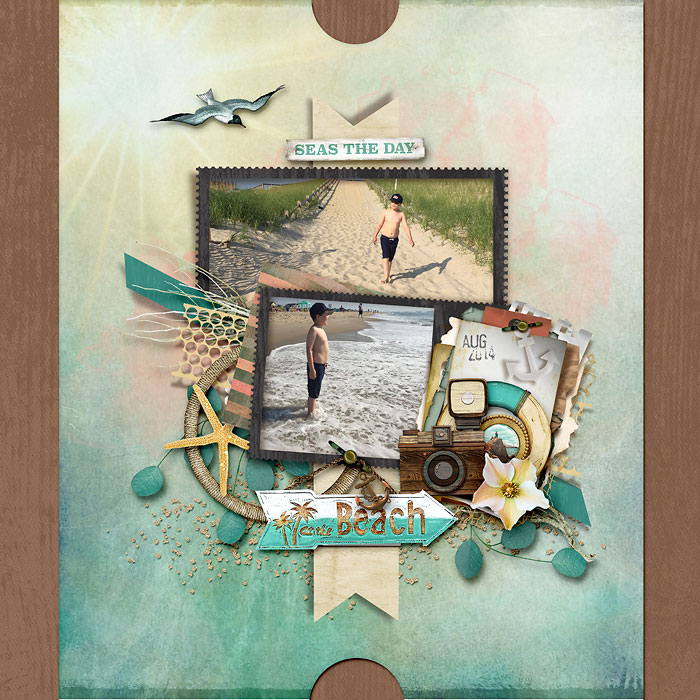 to the beach