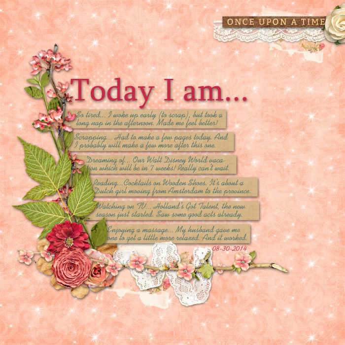 Today I Am...