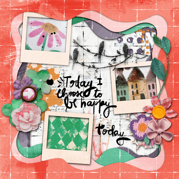 Today I Choose - March Template Challenge