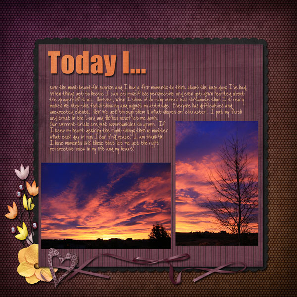 Today I