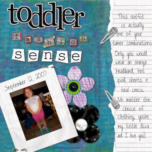 Toddler Fashion Sense
