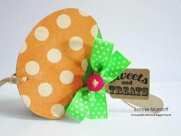 Toffee Apple shaped card