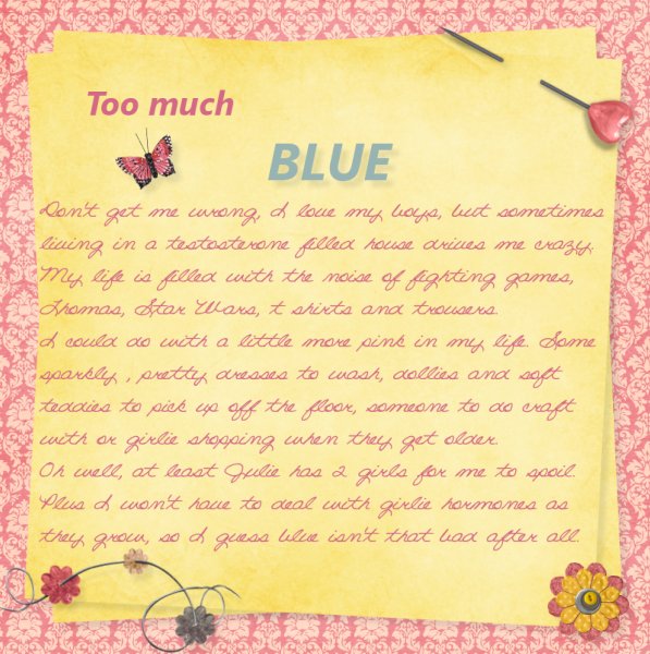 Too much blue