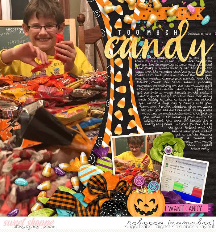 too much candy