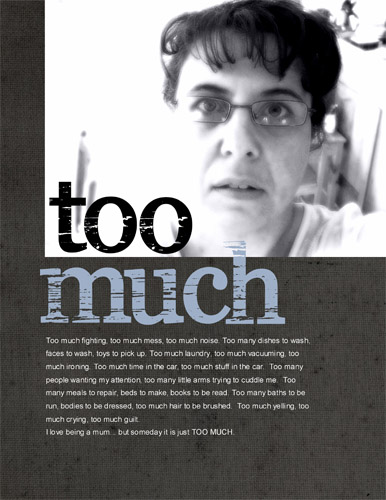 too much