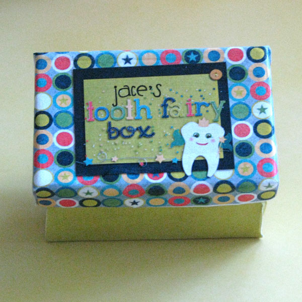 Tooth Fairy Paper Mache Box