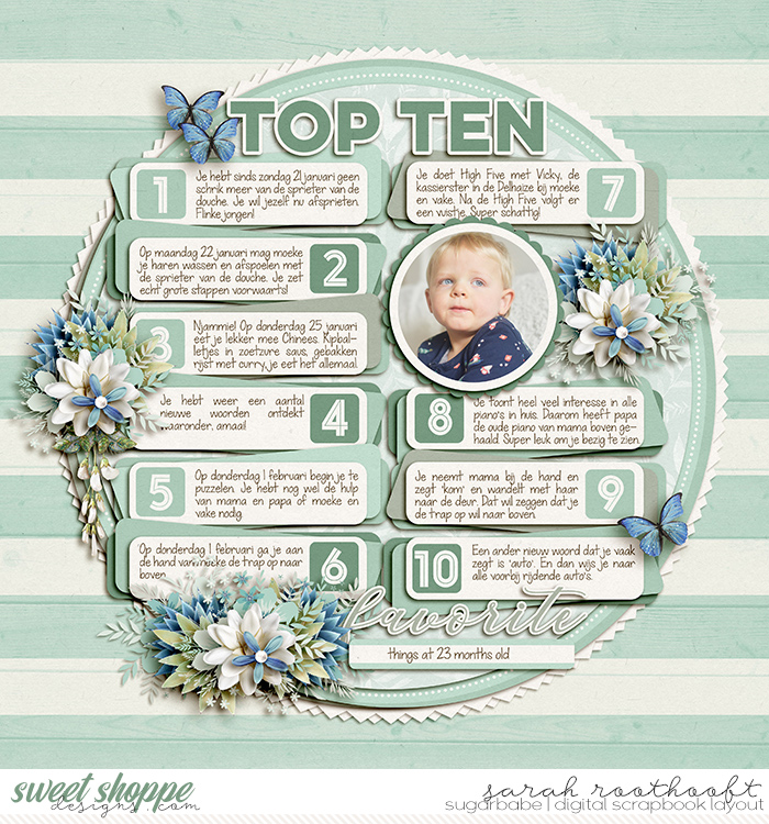 Top 10 favorite things at 23 months old