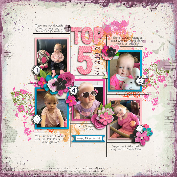 Top 5 at One 1/2