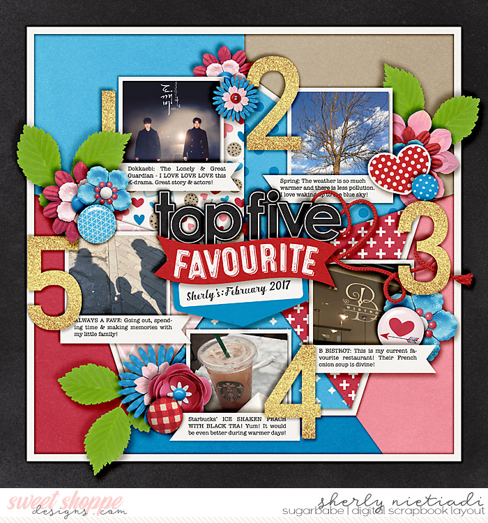Top 5 faves Feb 2017