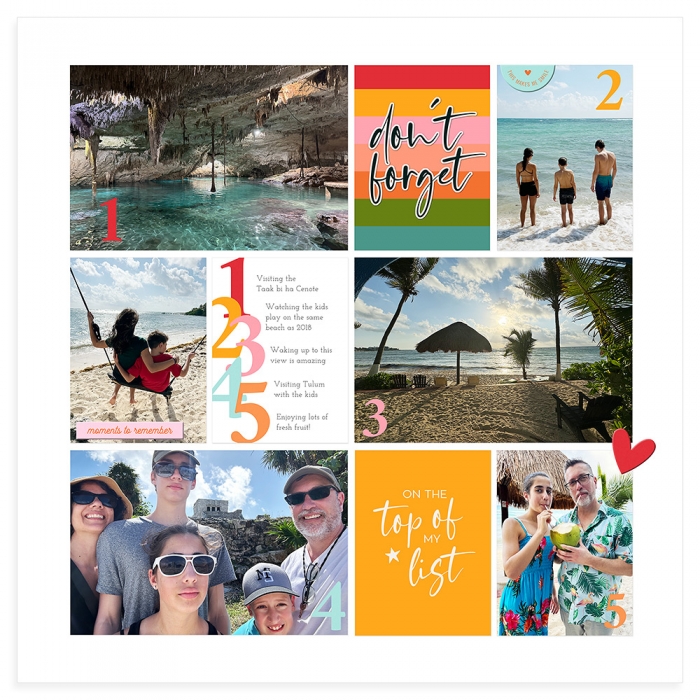 Top 5 vacation memories