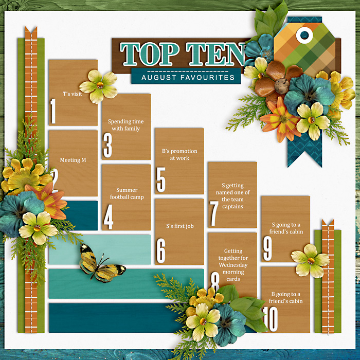 Top Ten August Favourites