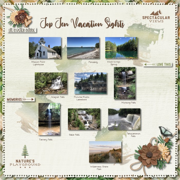 Top Ten Vacation Sights